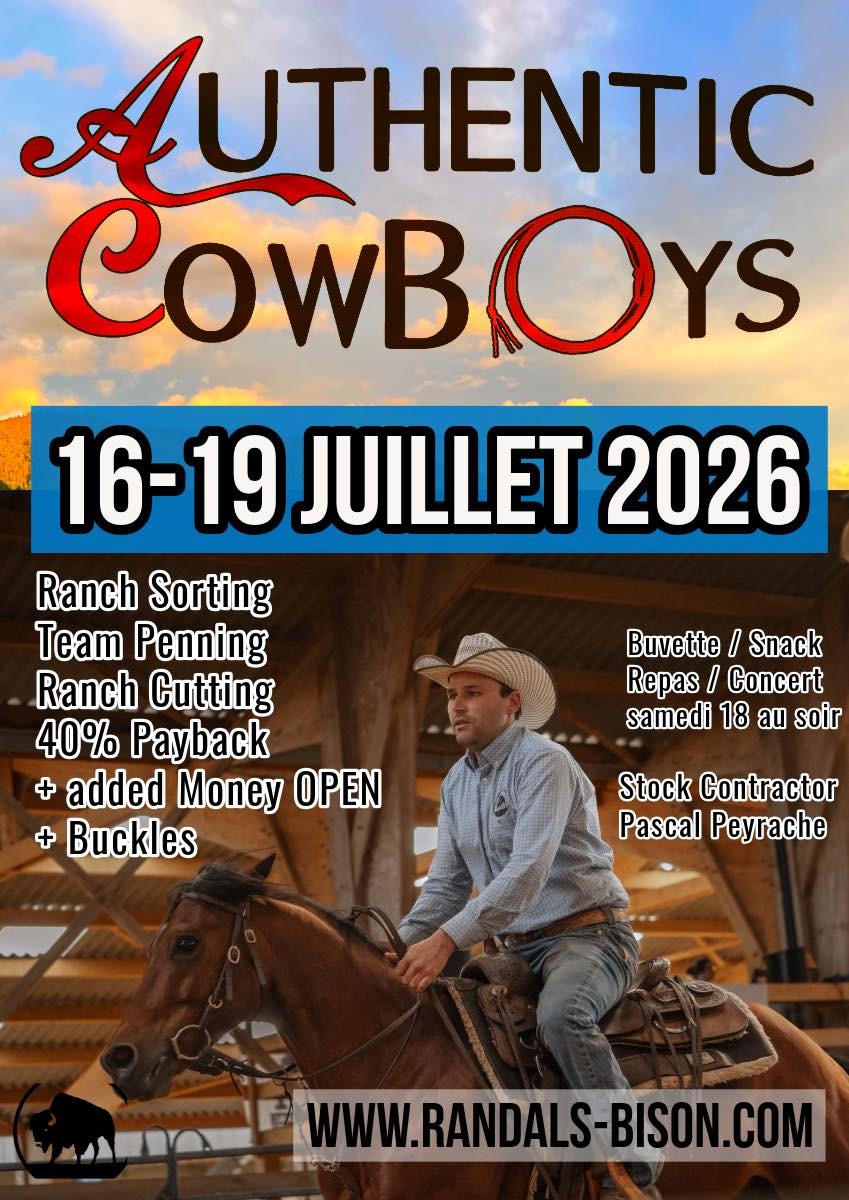 Authentic Cowboys à Randals bison_Lanuéjols