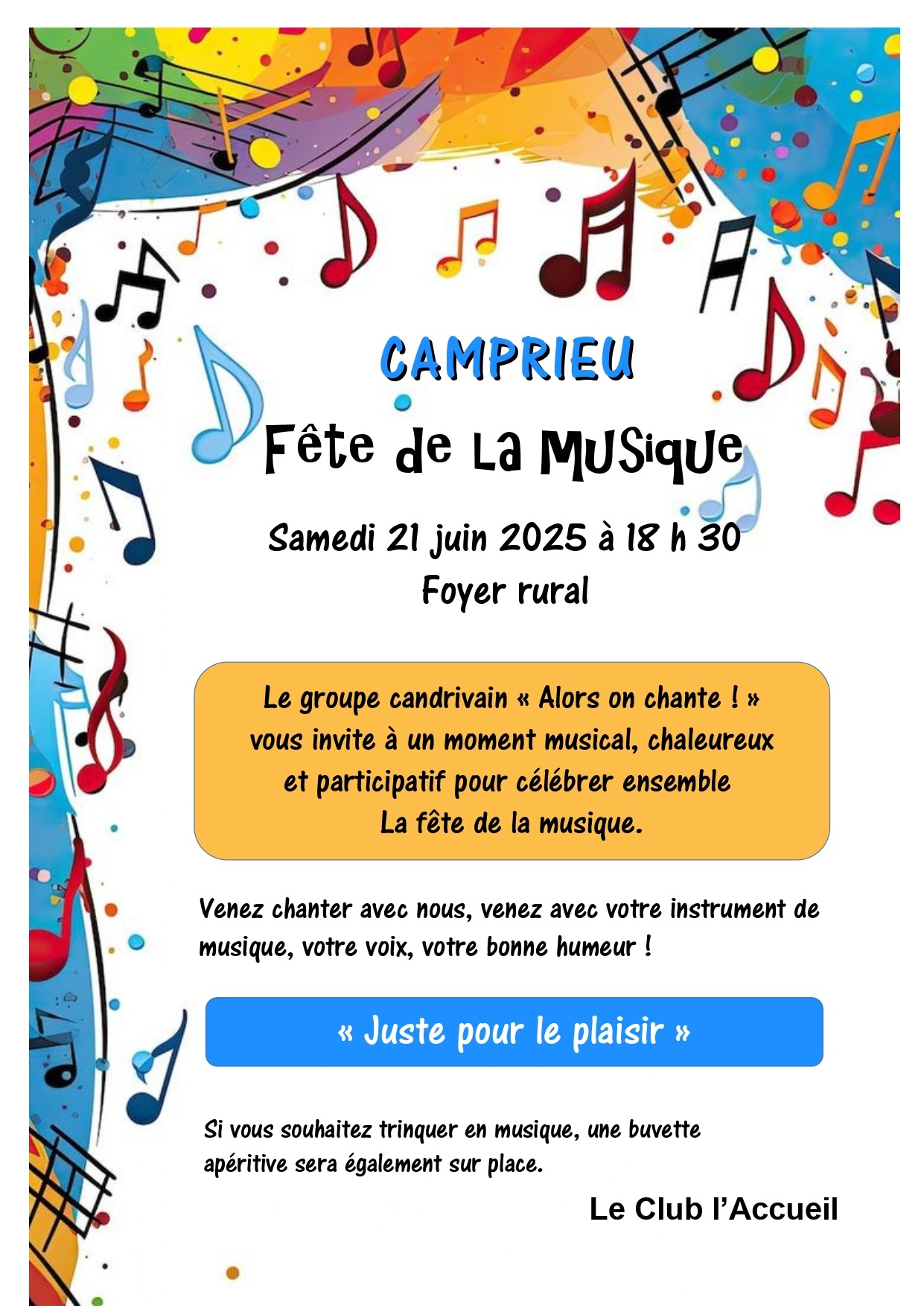 Fête de la musique à Camprieu_Saint-Sauveur-Camprieu