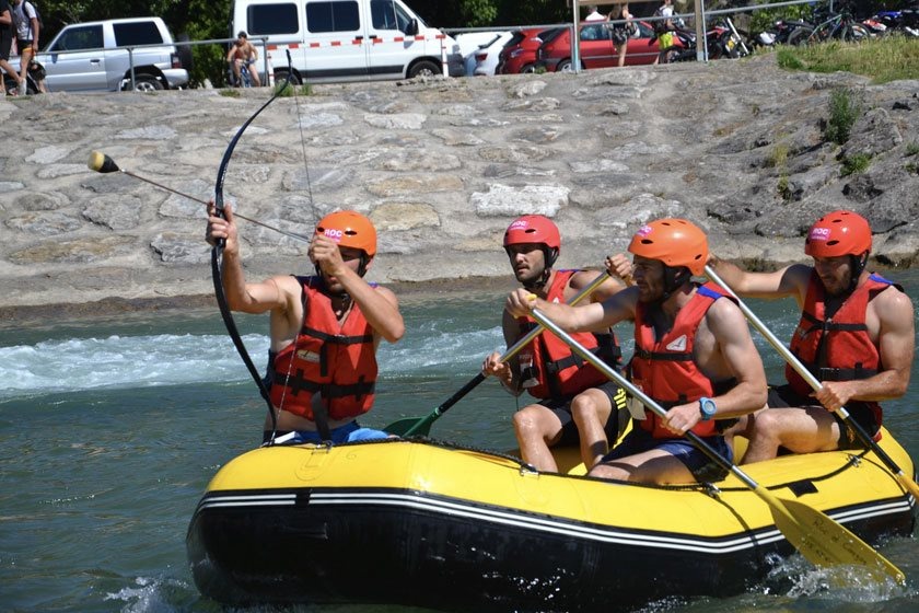 Rafting et Hot Dog