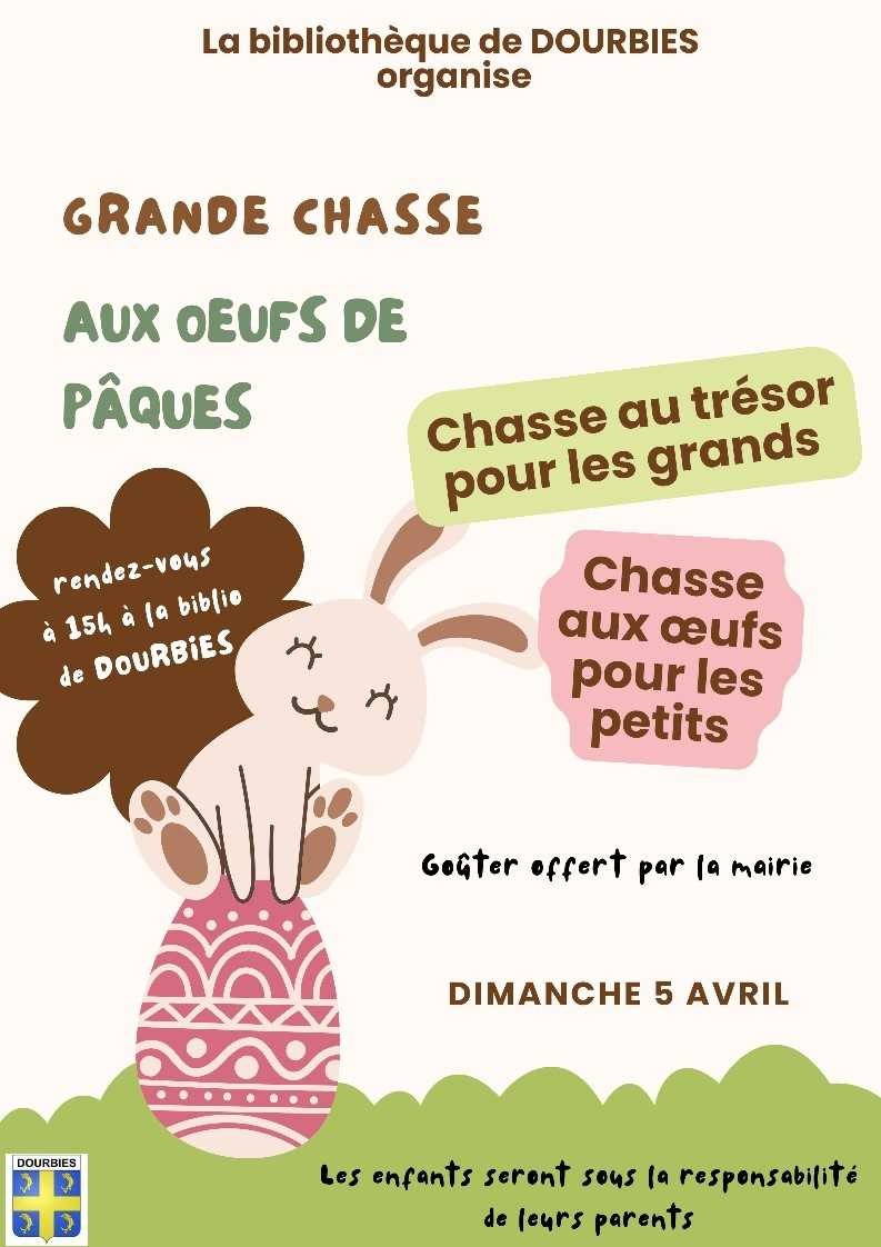 Chasse aux œufs de Pâques à Dourbies_Dourbies