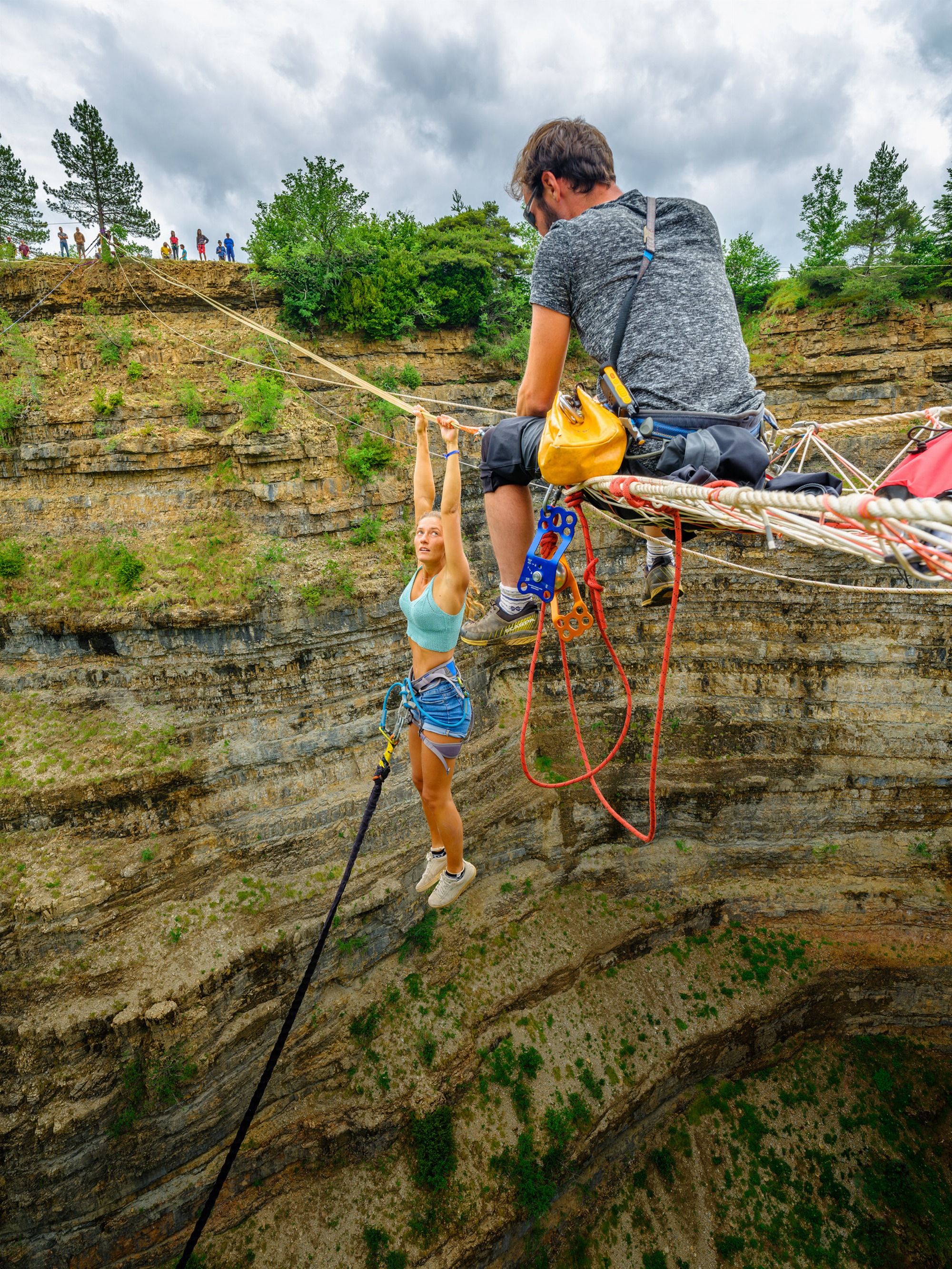 Départ du saut