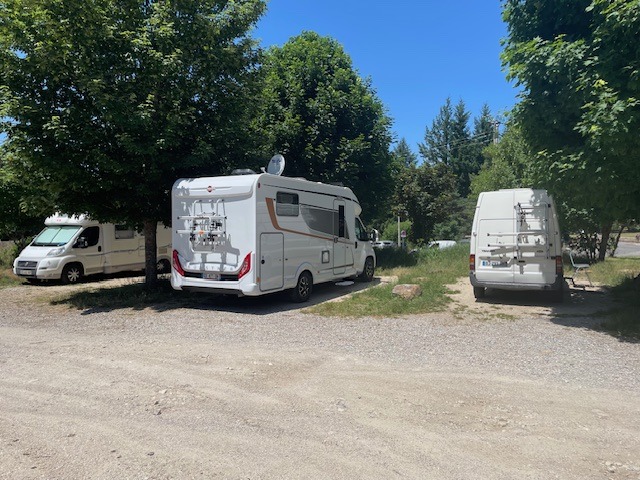 Aire de camping-cars du lac