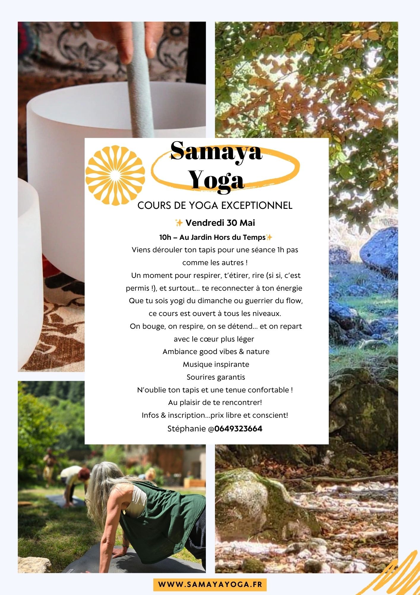 affiche Samaya Yoga