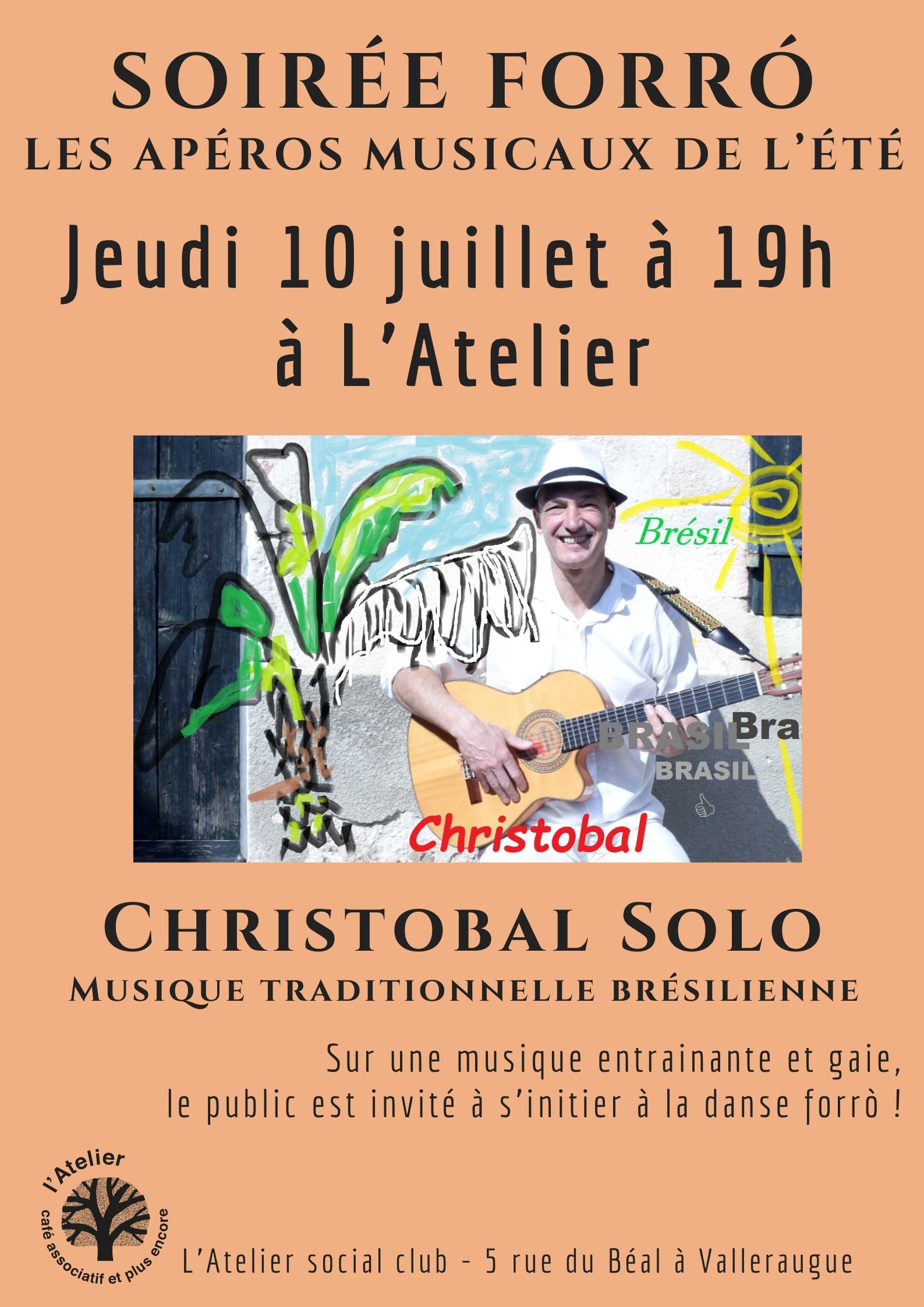 Soirée Forro avec Christobal_Valleraugue