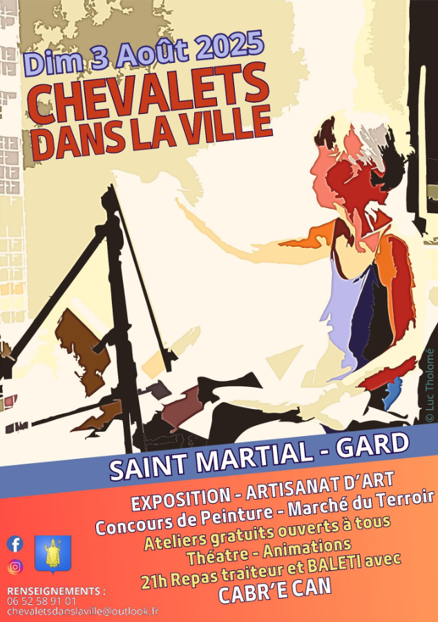 Chevalets dans la ville_Saint-Martial