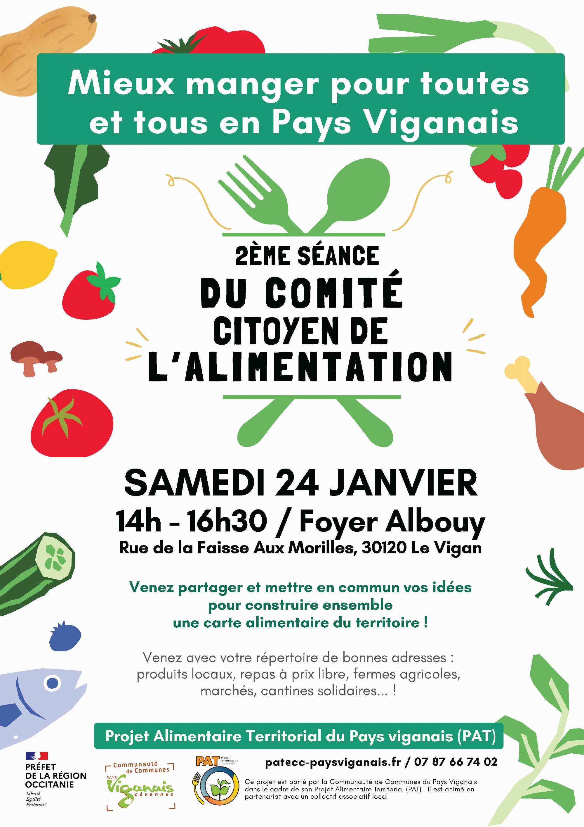2ème séance du comité citoyen de l’alimentation en Pays viganais_Le Vigan