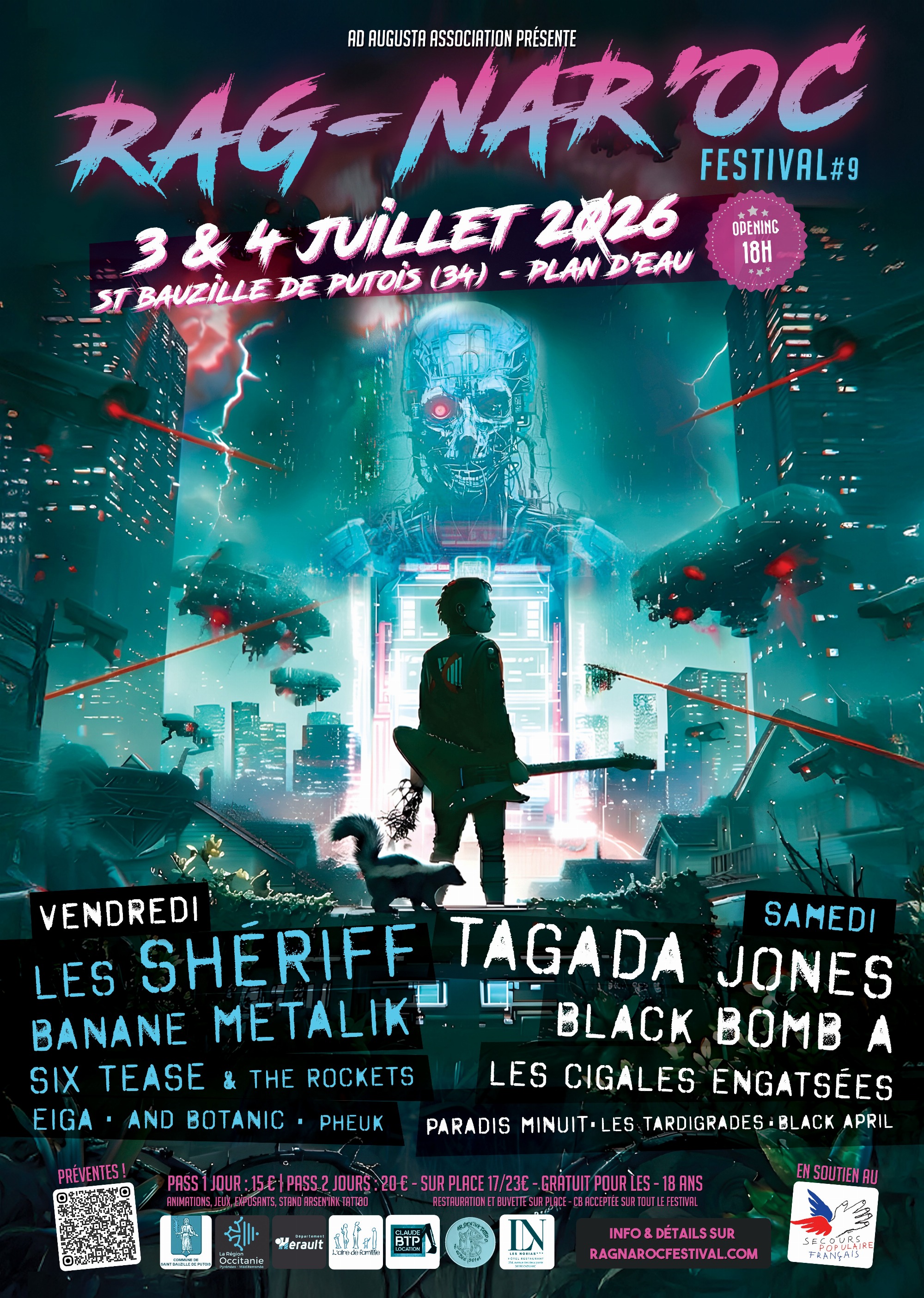 affiche du festival RAG-NAR'OC 2026