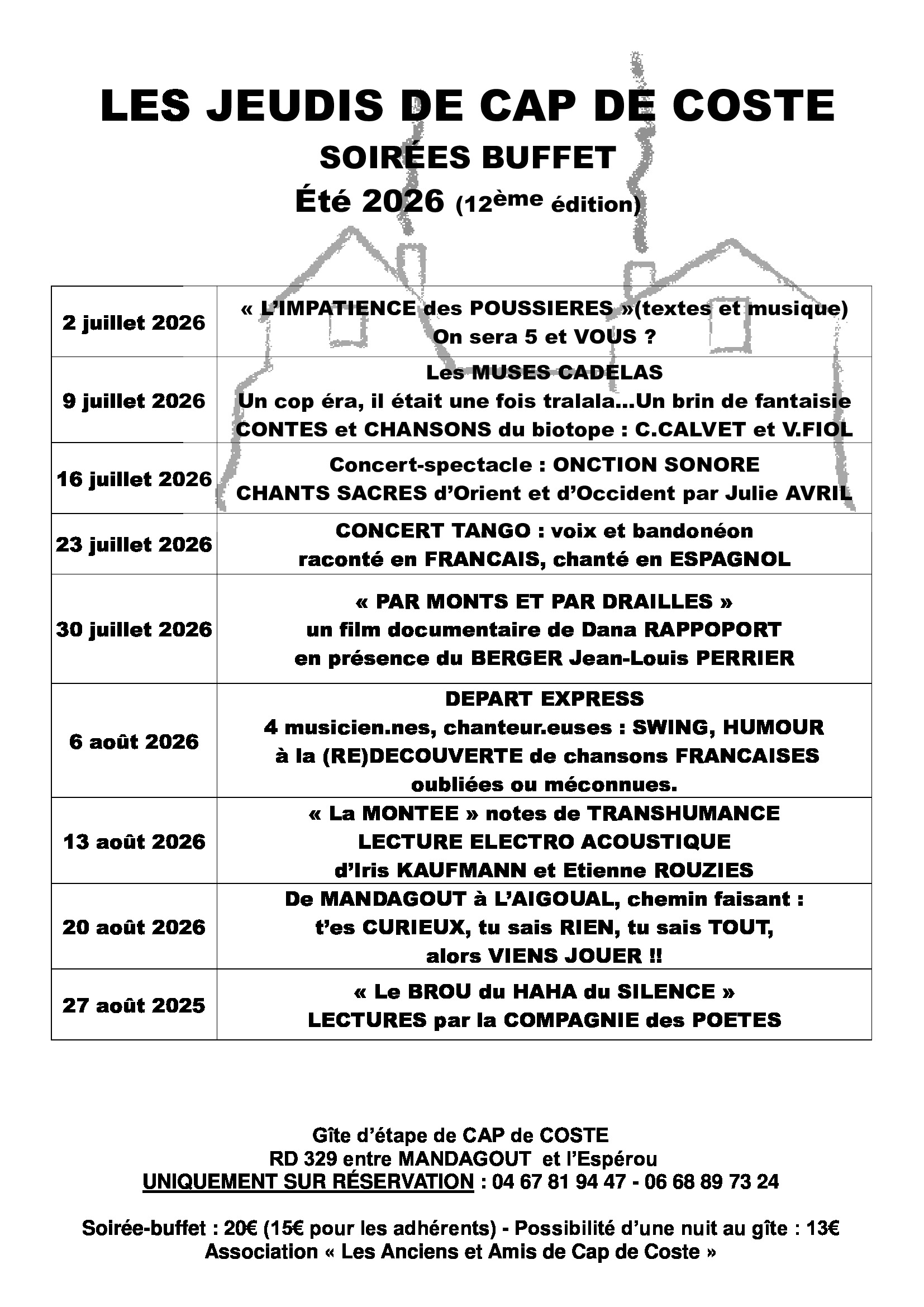 Les Jeudis de Cap de Coste_Mandagout