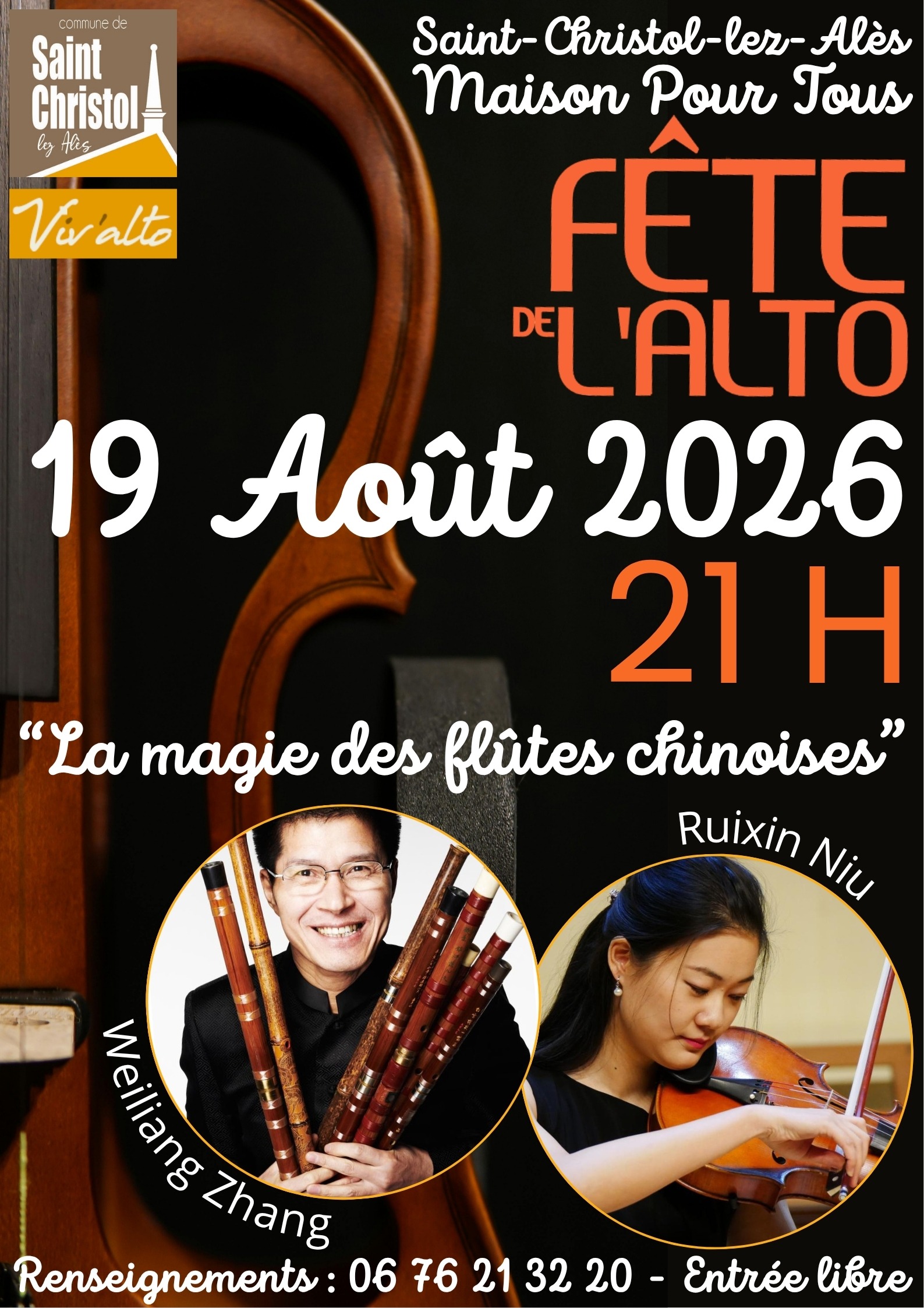Fête de l’Alto - La magie des flûtes chinoises_Saint-Christol-lès-Alès