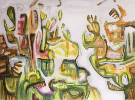 Exposition de peinture : Je marche dans le paysage_Aumessas
