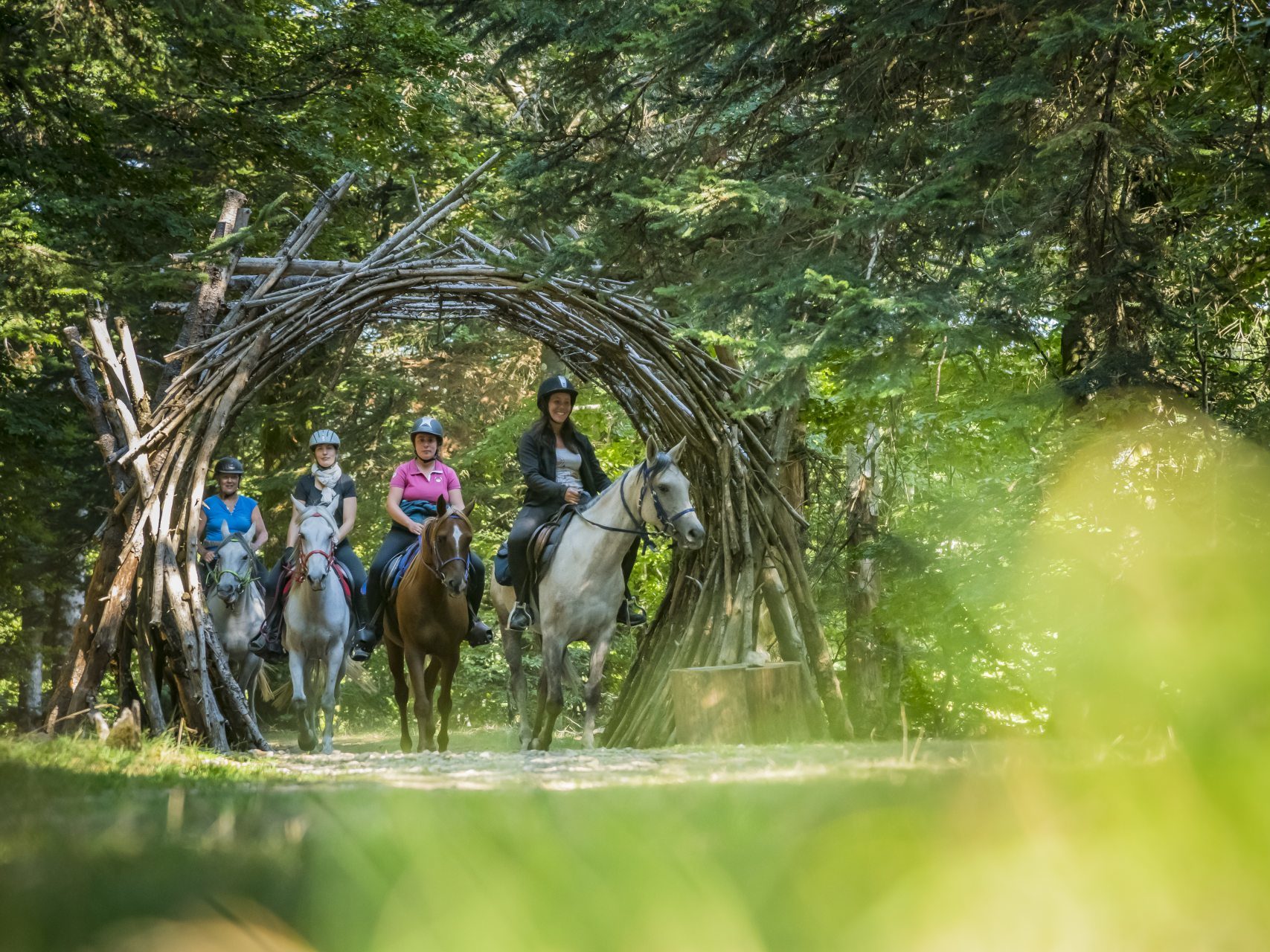 A cheval aux balcons de l'Aigoual