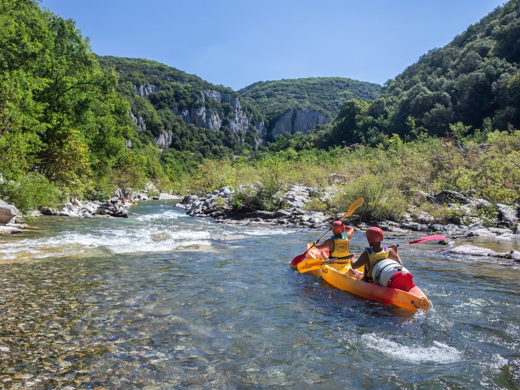 canoe gorges de lherault