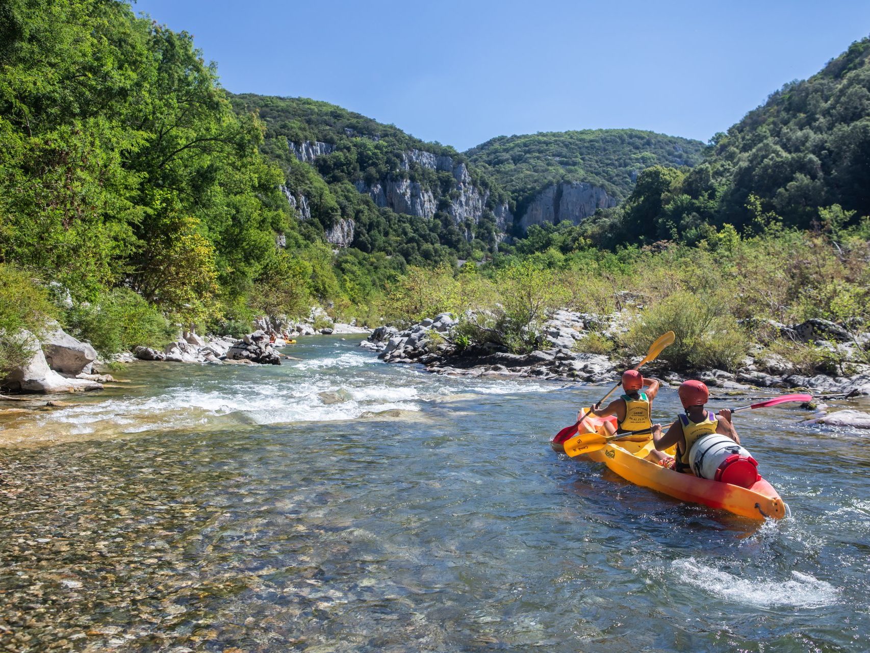 canoe gorges de lherault