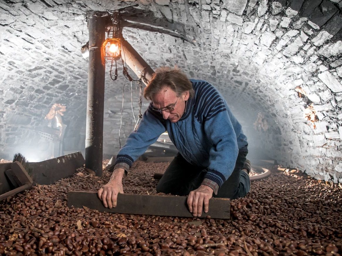 Michel dans sa clède